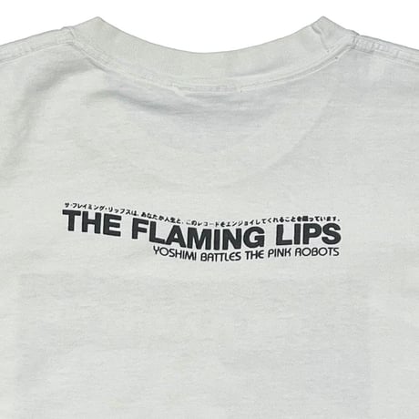 THE FLAMING LIPS YOSHIMI BATTLES THE PINK ROBOTS WHITE FITS XL 1946