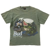 Budweiser Bud TRACK LINK PRINT SAGE GREEN CHANGES XL 3285