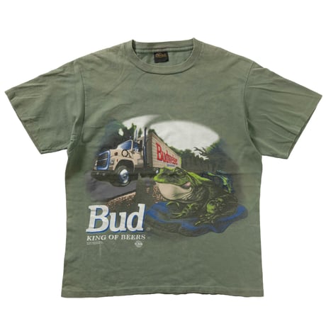 Budweiser Bud TRACK LINK PRINT SAGE GREEN CHANGES XL 3285