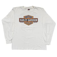 HARLEY DAVIDSON	FRONT EMBLEM FORT MYERS FLORIDA LS WHITE LARGE 2021