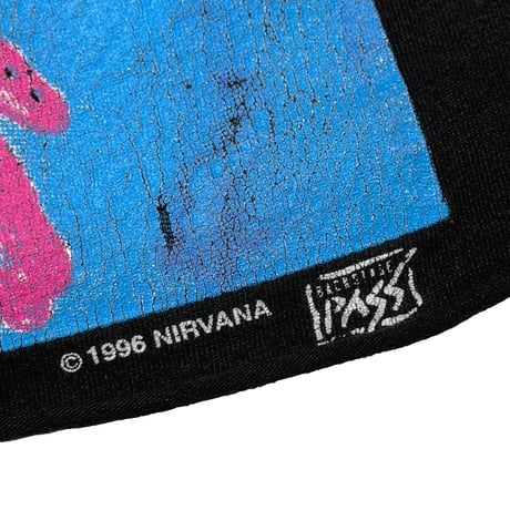NIRVANA SLIVER BACKSTAGEPASS SLEEVELESS HANES XL 9443