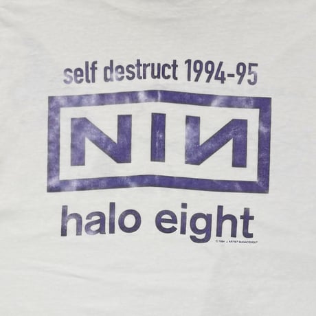 NINE INCH NAILS HALO EIGHT THE DOWNWARD SPIRAL WHITE ALL SPORT LARGE 8257