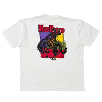 Marlboro MAN BACK PRINT POCKET TEE WHITE XL 9213