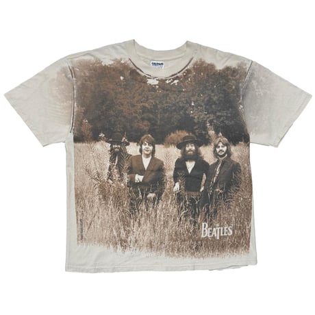 THE BEATLES 1998 MEMBER PHOTO NATURAL GILDAN XL 9517