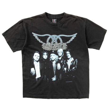 AEROSMITH FRONT BLUE MEMBER BACK WING LOGO GIANT LARGE 1890
