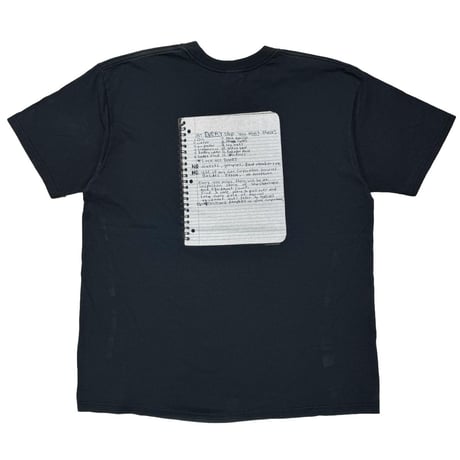 NIRVANA 2003 END OF MUSIC GHOST NOTE BLACK ANVIL XL 5449