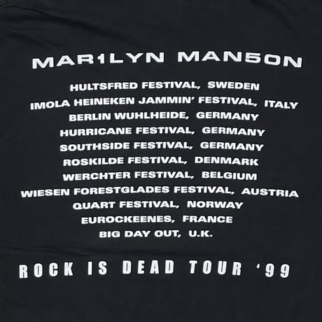 MARILYN MANSON ROCK IS DEAD TOUR 1999 BG XL 0019