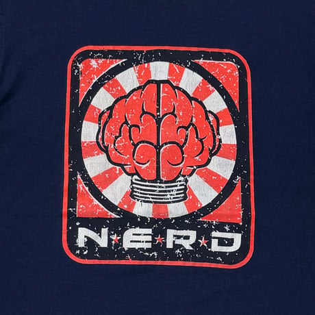 N.E.R.D Y2K ICON NAVY FRUIT OF THE LOOM LARGE 1867