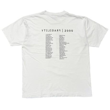 NINE INCH NAILS FRAGILITY 2000 WHITE ALL SPORT LARGE 4127