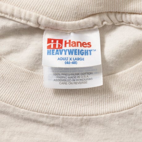 RUSH TEST FOR ECHO 1996-97 TOUR BEIGE HANES XL 0492