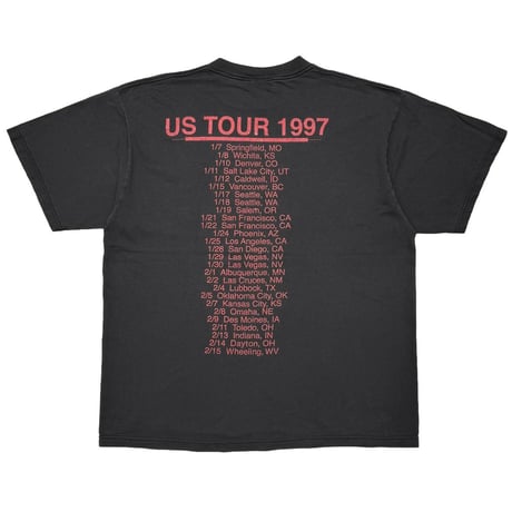 L7 CIRCLE LOGO US TOUR 1997 TULTEX XL 0406