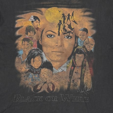 MICHAEL JACKSON BLACK OR WHITE BLACK FITS XL 3662