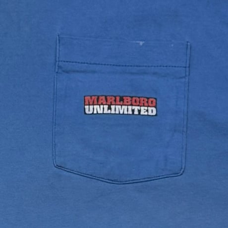 Marlboro COYOTE POCKET TEE BLUE FITS XL 1744