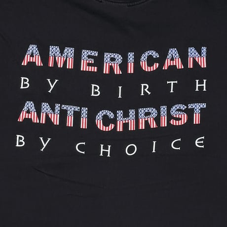 MARILYN MANSON AMERICAN BY BIRTH ANTI CHRIST BY CHOICE FLAG FITS XL 8182