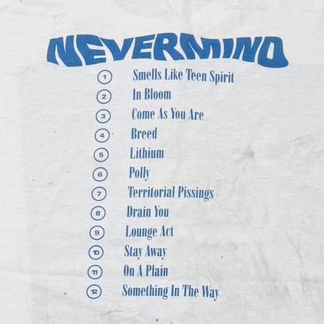NIRVANA NEVERMIND Y2K ANVIL XL 8962