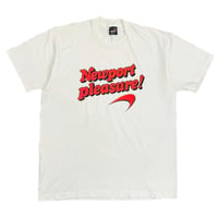 Newport ORANGE TEXT pleasure! WHITE FRUIT OF THE LOOM XL 2391
