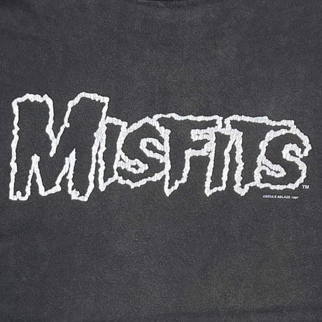 MISFITS 1997 SKULL FACE MONOCHROME ALL SPORT XL 1878