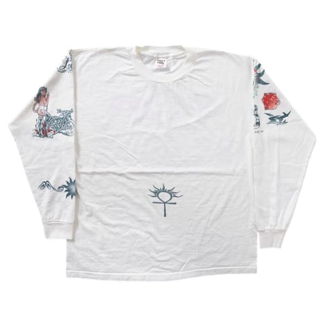 DENNIS RODMAN TATTOO LS WHITE XL 0265