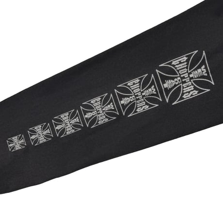 WEST COAST CHOPPERS IRON CROSS LONG BEACH LA LS BLACK FITS LARGE 3384