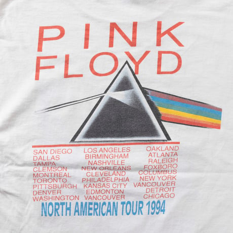PINK FLOYD NORTH AMERICAN TOUR 1994 BOOTLEG WHITE XL 0493