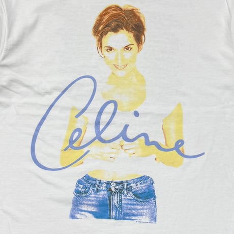 CELINE DION FALLLIN INTO YOU AROUND THE WORLD WHITE ONEITA LARGE 1397