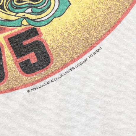 LOLLAPALOOZA 1995 WHITE GIANT BY TULTEX XL 3037