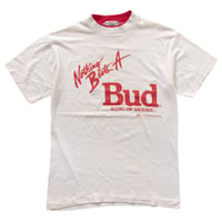 Budweiser NOTHING BEATS A Bud 1992 WHITE LARGE 3491