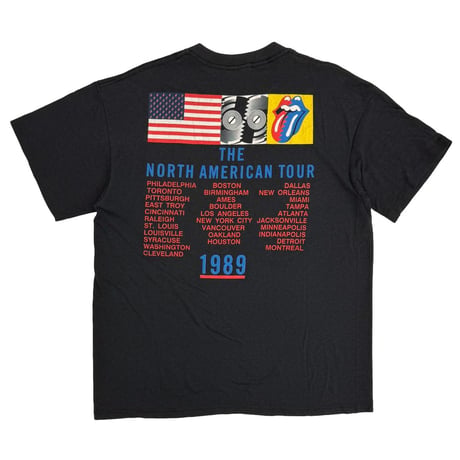 THE ROLLING STONES 1989 STEEL WHEELS NORTH AMERICAN TOUR XL 6869