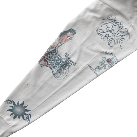 DENNIS RODMAN TATOO LS WHITE LARGE 6833