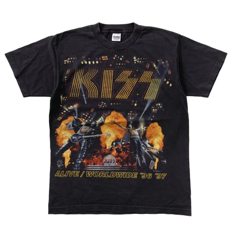 KISS THE HOTTEST BAND IN THE WORLD ALIVE / WORLDWIDE '96'97 MURINA LARGE 0260