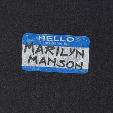 MARILYN MANSON	HELLO MY NAME IS FITS XL 3968