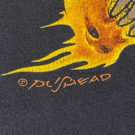 METALLICA PUSHEAD SIDE FLAMING VAMPIRE SKULL GIANT BY TEEJAYS LARGE 3744
