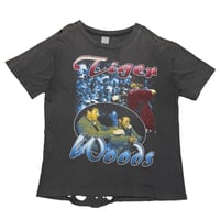 TIGER WOODS RAP DESIGN FADED BLACK XL A007