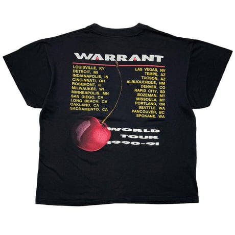 WARRANT CHERRY PIE SPORT WEAR LARGE BLACK 1797
