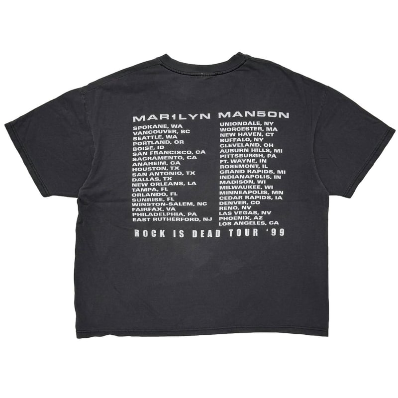 Marilyn Manson Rock Is Dead Tour 99 Tシャツ MARILYN MANSON ROCK IS DEAD TOUR 99 WINTERLAND