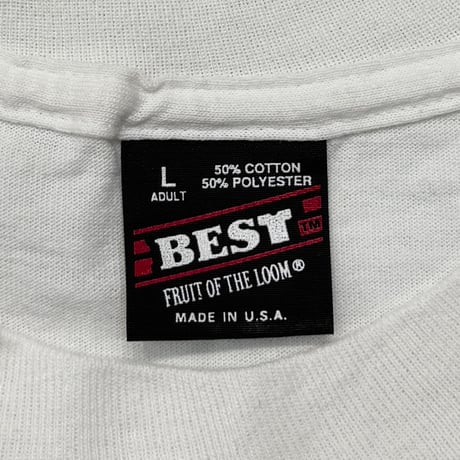Newport ORANGE LOGO Pleasure! WHITE FRUIT OF THE LOOM LARGE 2008