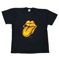 THE ROLLING STONES 1997 GOLD TONGUE LARGE 6981