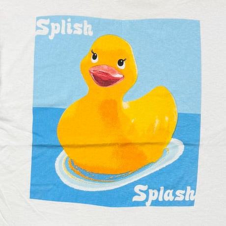 OLD&VINTAGE SPLISH SPLASH RUBBER DUCK WHITE FITS XL 2118