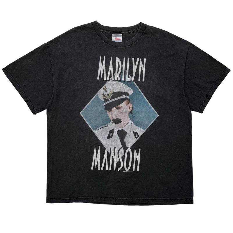 MARILYN MANSON GROTESK BURLESK Tシャツ フェード MARILYN MANSON GROTESK BURLESK TENNESSEERIVER X