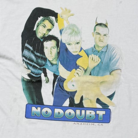 NO DOUBT 1996 ANAHEIM MEMBER WHITE SOF TEE XL 1082