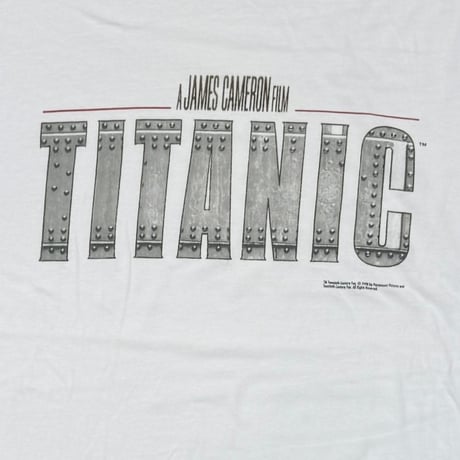 TITANIC MOVIE PROMO 1998 WHITE HANES XL 1272