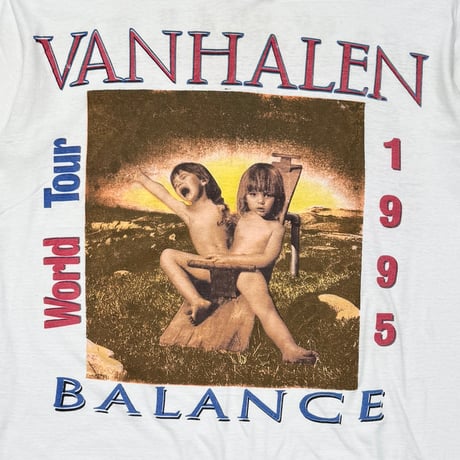 VAN HALEN BALANCE WORLD TOUR 1995 WHITE XL 2474