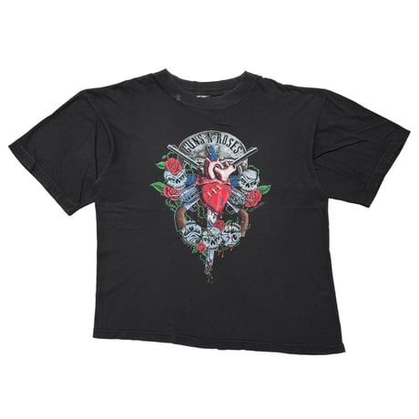 GUNS N' ROSES PISTOL ROSE HEART SKULL EURO FITS XL 3871
