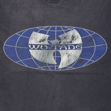 WU-TANG CLAN BLUE GLOBE LOGO POLYGRAM XL 4513