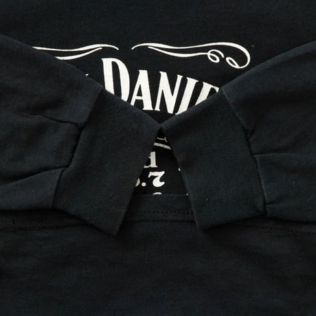 JACK DANIEL'S LOGO LS GILDAN LARGE BLACK 1224