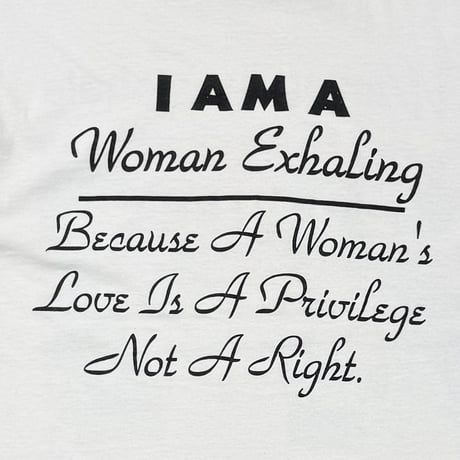 WAITING TO EXHALE IAMA RAP DESIGN BOOTLEG WHITE FITS XL 2475