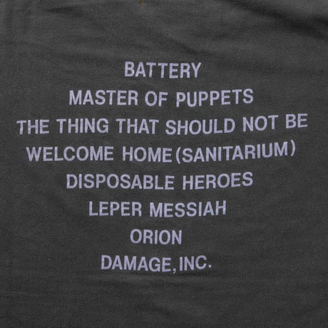 METALLICA MASTER OF PUPPETS GIANT XL 1602