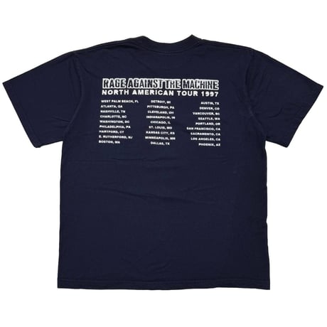 RAGE AGAINST THE MACHINE BARBARA KRUGER MONEY NAVY CHAMP LARGE 1723