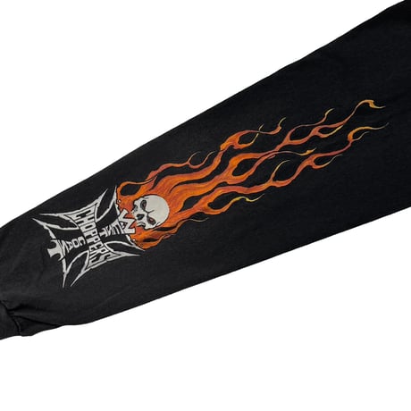 WEST COAST CHOPPERS FRONT EMBLEM SLEEVE FLAME LS XL 3514