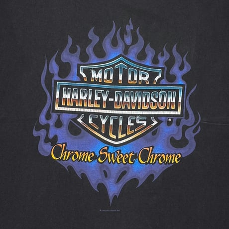 HARLEY DAVISON CHROME SWEET CHROME FULLERTON CALIFORNIA SS LARGE 8126